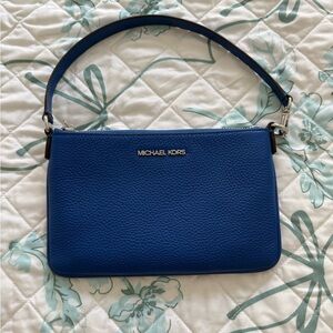 Michael Kors Vibrant Blue Pouch Wrislet